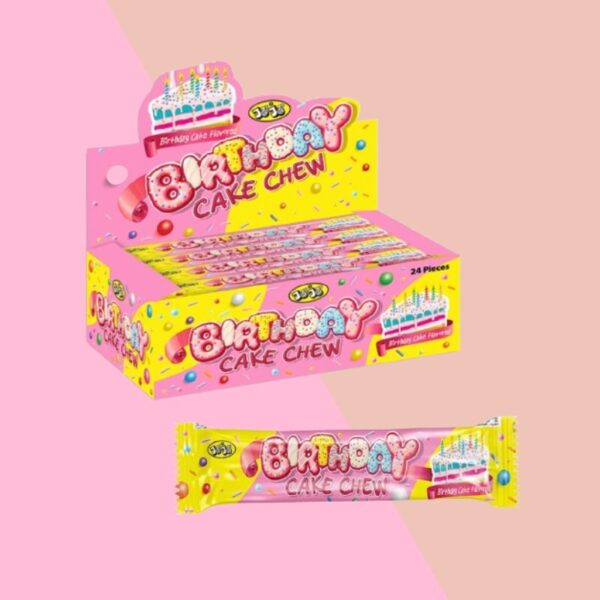 American Continental Birthday Cake Chew Bar 20g x24