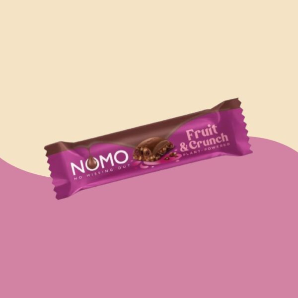 Nomo Fruit & Crunch Vegan Chocolate Bars x24