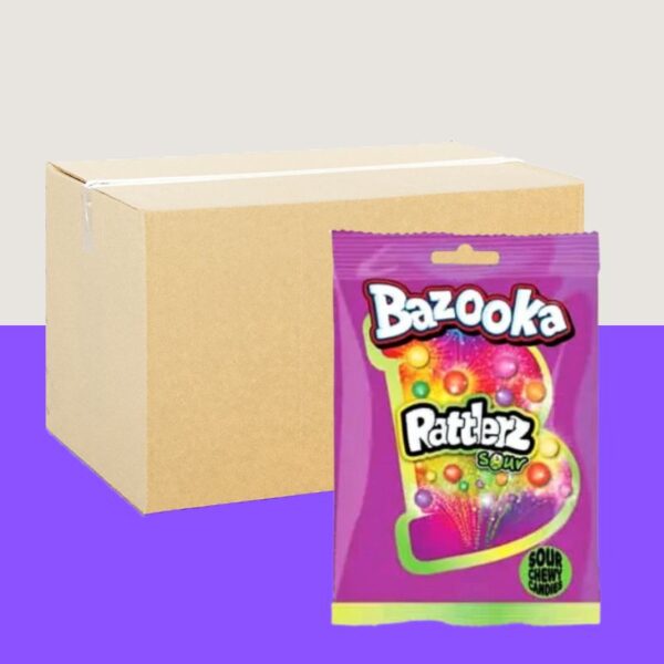 Bazooka Rattlerz Sour Bags 120g x12