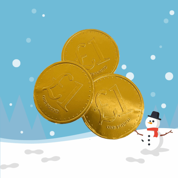 Christmas Milk Chocolate Coins 26g x36