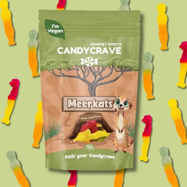 Candycrave Jelly Meerkats Pouch 140g x10