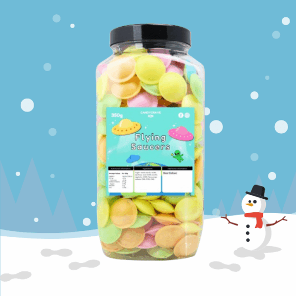 Candycrave Flying Saucers 350g Jar