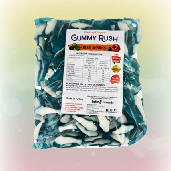 Gummy Rush Blue Sharks 1kg