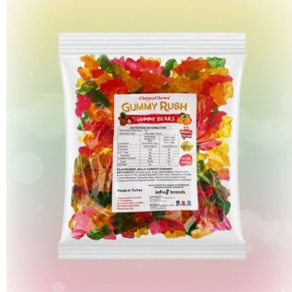 Gummy Rush Gummy Bears 1kg