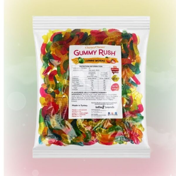 Gummy Rush Gummy Worms 1kg