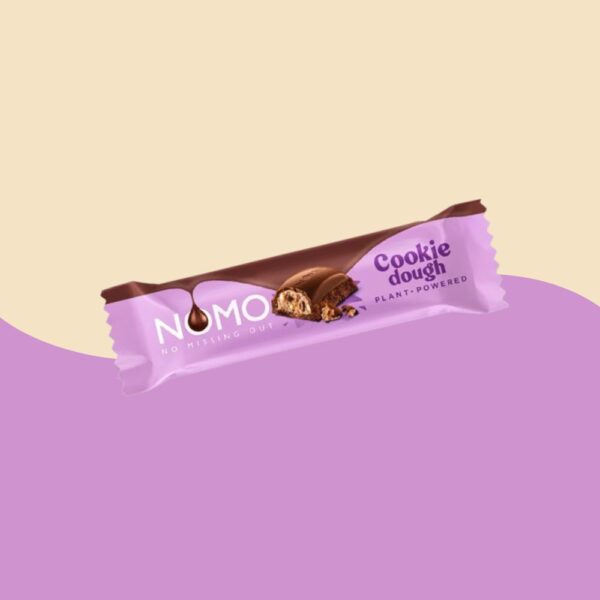 Nomo Cookie Dough Vegan Chocolate Bars x24