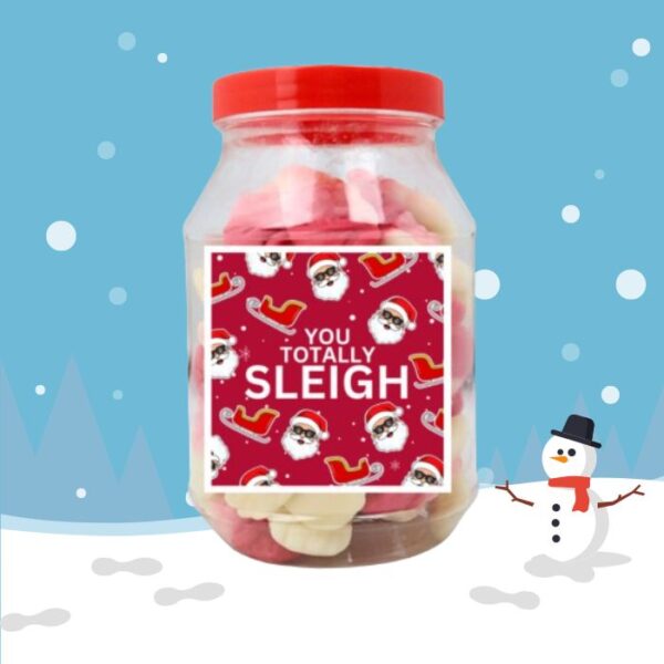 Christmas Jelly Santas Gift Jar 400g
