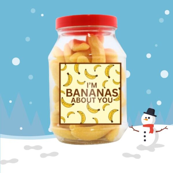 Christmas Bananas Gift Jar 400g