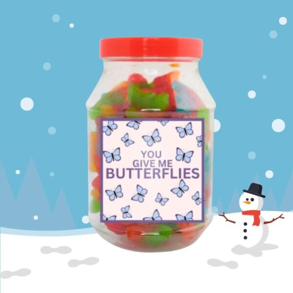 Christmas Butterflies Gift Jar 400g