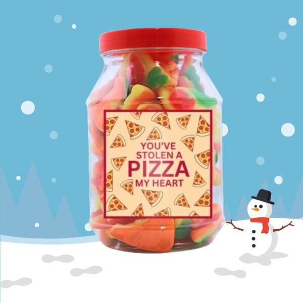 Christmas Pizza Shapes Gift Jar 400g