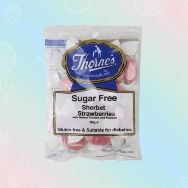 Sugar Free Sherbet Strawberries x12