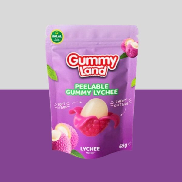 Gummy Land Peelable Lychee 65g x12