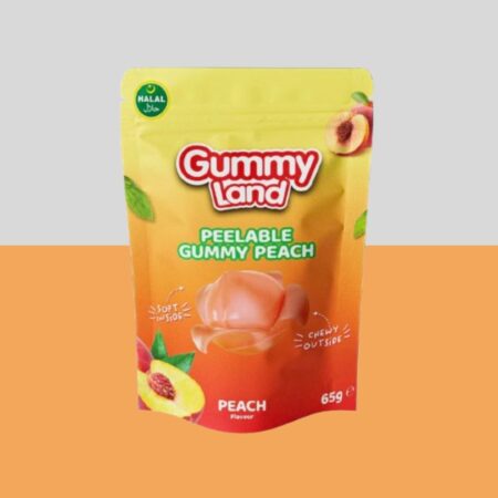 Gummy Land Peelable Peach 65g x12