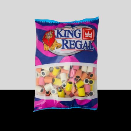 King Regal Liquorice Coconut Rolls 1kg