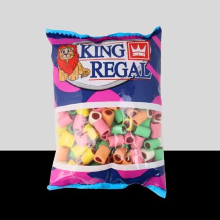 King Regal Liquorice Fruit Rolls 1kg