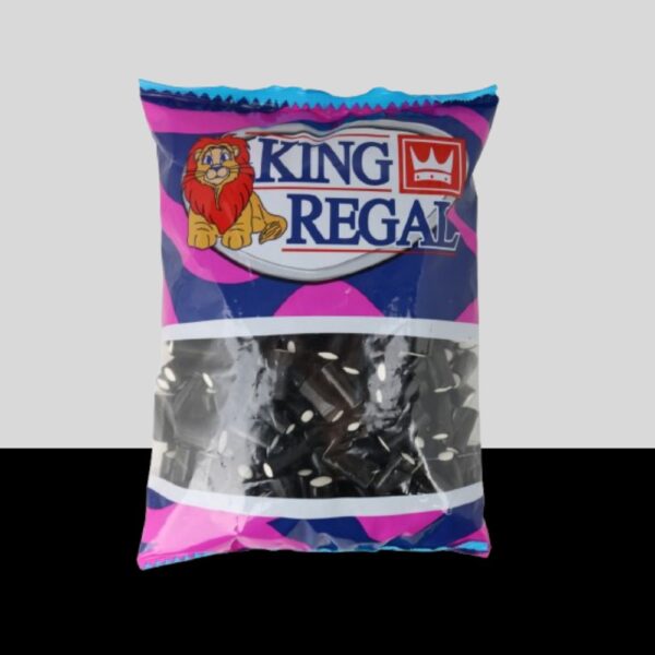 King Regal Liquorice Mint Filled Bites 1kg
