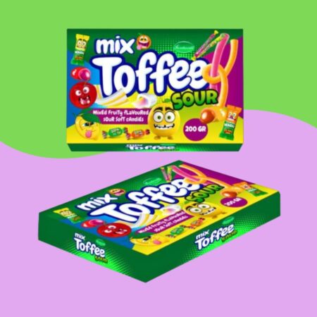 Sweetworld Mixed Sour Toffee Box 200g