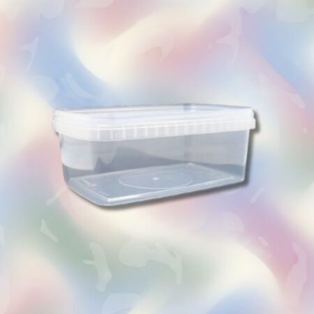 Clear 1.2lt Square Tub