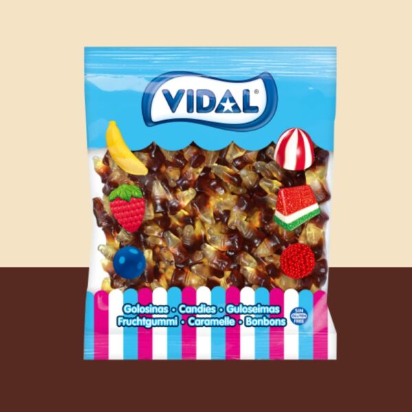 Vidal Mini Cola Bottles 1kg