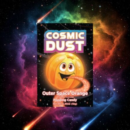 Cosmic Dust Popping Candy Outer Space Orange 10g x32