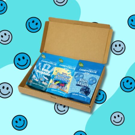 Candycrave Blue Mix Trio Treat Box