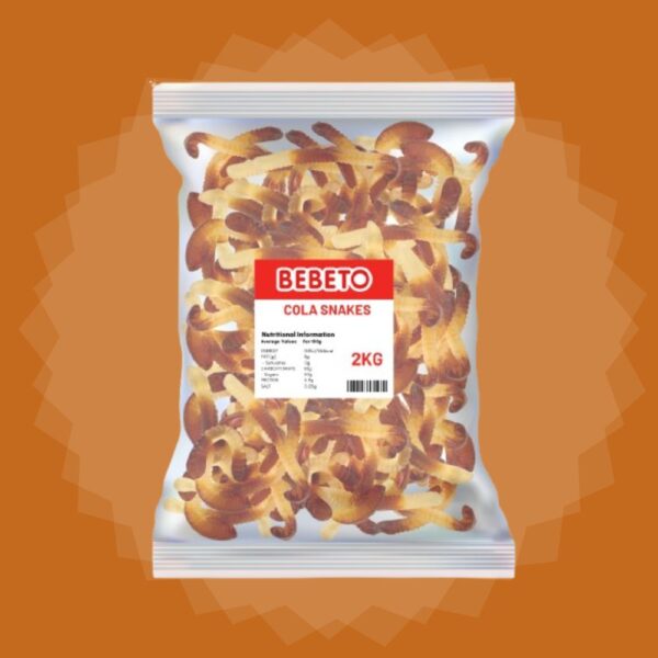 Bebeto Cola Snakes 2kg