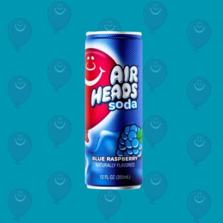 Airheads Blue Raspberry Soda 355ml Cans x12