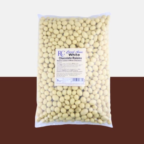 Carol White Chocolate Raisins 3kg