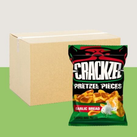 Crackzels Pretzel Pieces Garlic Bread 85g x24