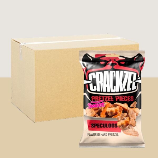 Crackzels Pretzel Pieces Speculoos 85g x24