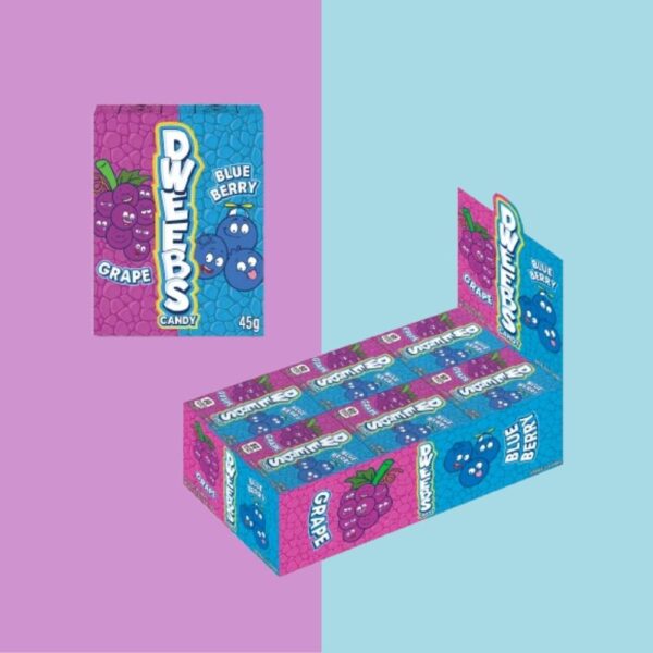 Dweebs Grape & Blueberry 45g x24