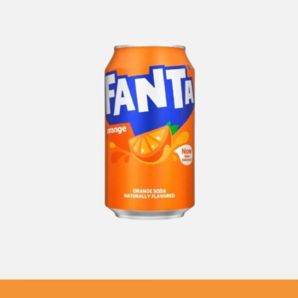 Fanta Orange Fizzy 355ml x12