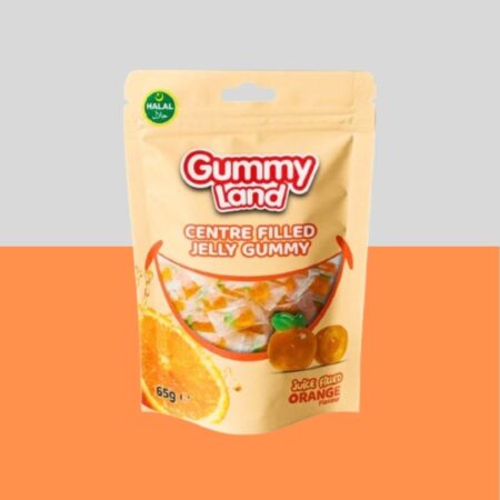 Gummy Land Jelly Filled Orange 65g x12