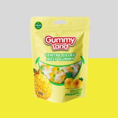 Gummy Land Jelly Filled Pineapple 65g x12