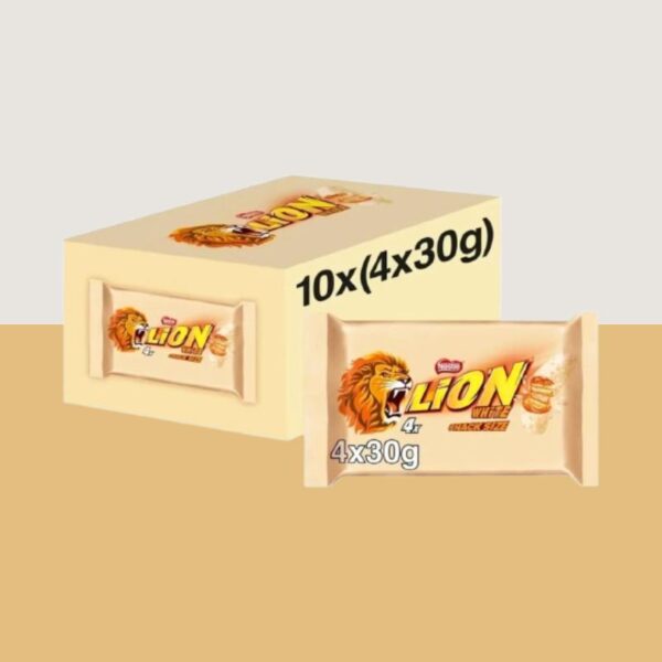 Lion White Chocolate Multipacks 10pk