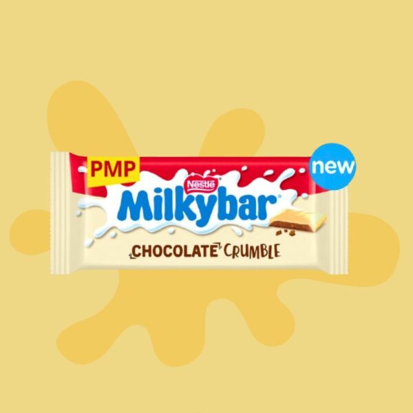 Nestle Milkybar White Chocolate Crumble Bar 84g x25