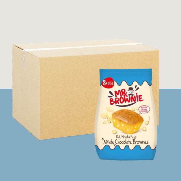 Mr Brownie White Chocolate Brownies 25g x12