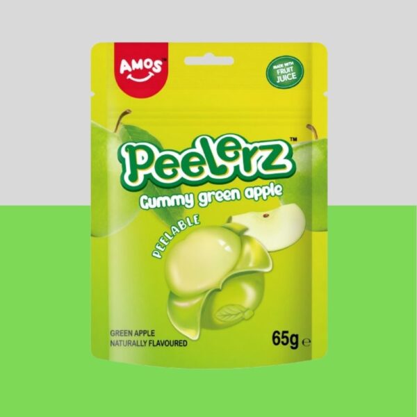 Amos Peelerz Gummy Apple 65g x12