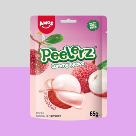Amos Peelerz Gummy Lychee 65g x12