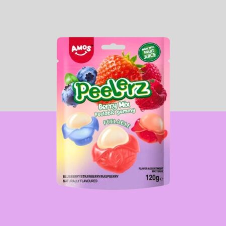 Amos Peelerz Gummy Mixed Fruits 65g x12