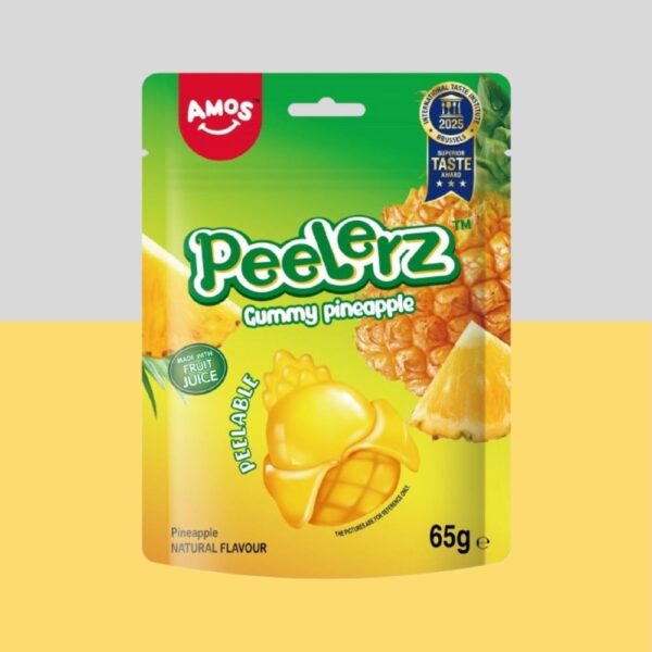 Amos Peelerz Gummy Pineapple 65g x12