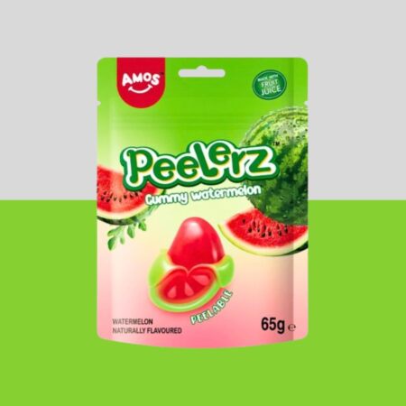 Amos Peelerz Gummy Watermelon 65g x12