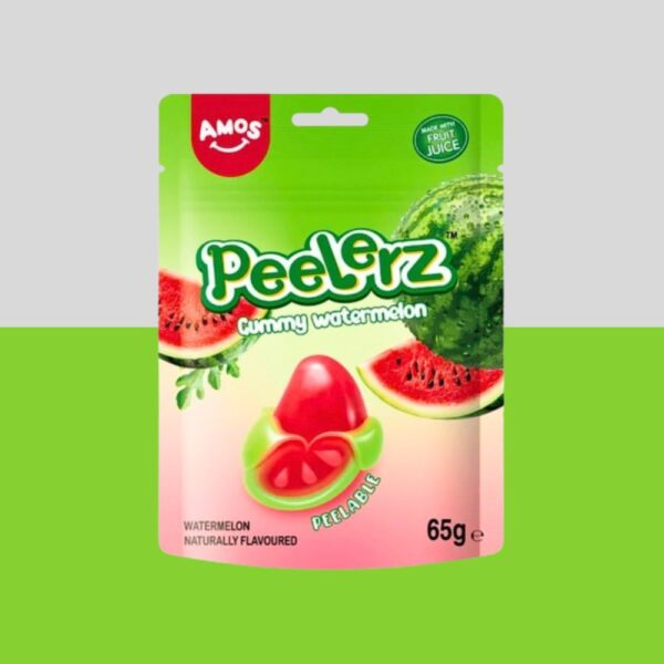 Amos Peelerz Gummy Watermelon 65g x12