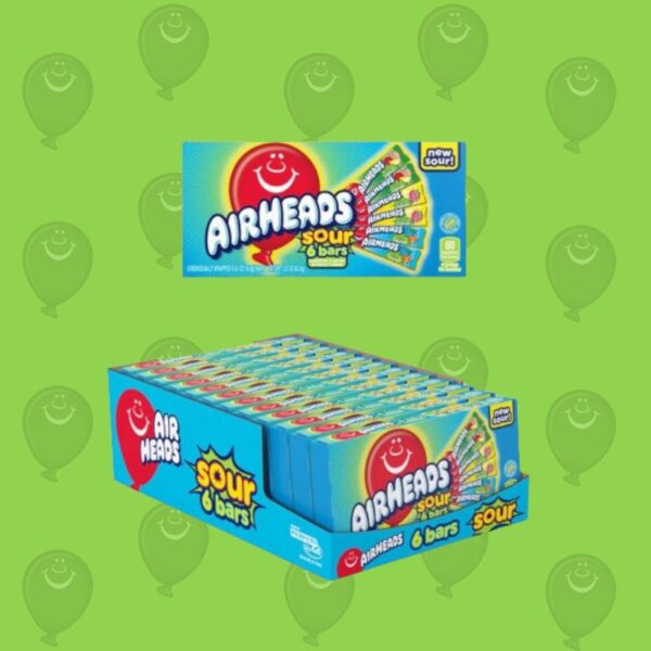 Airheads Sour Flavours Theater Box x12