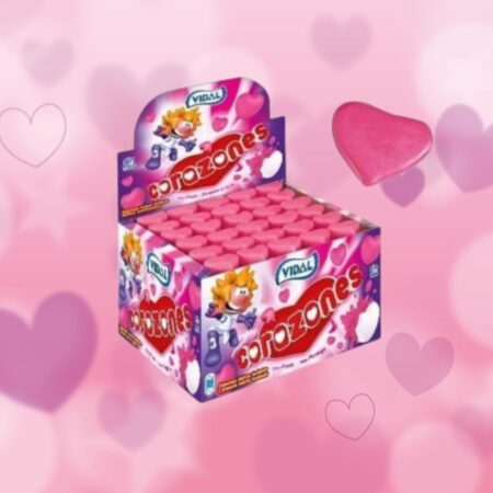 Vidal Strawberry Hearts Corazones x75