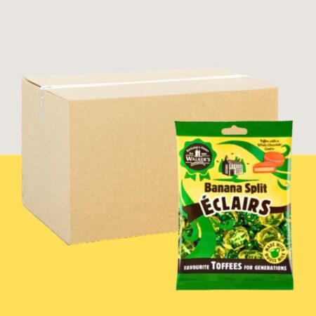 Walkers Banana Split Eclairs 80g x12