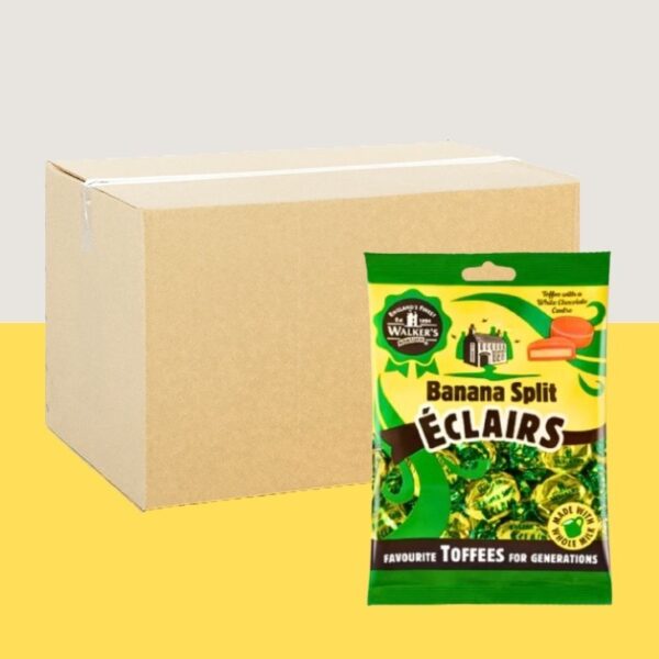 Walkers Banana Split Eclairs 80g x12