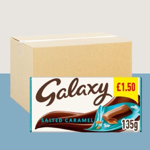 Galaxy Salted Caramel Blocks 135g x 24