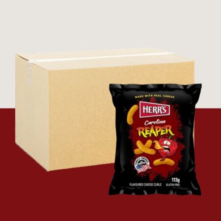 Herr's Carolina Reaper Cheese Crisps 113g x12