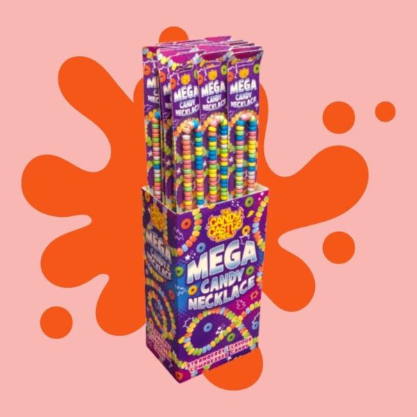 Giant Wrapped Candy Necklaces 60g x24